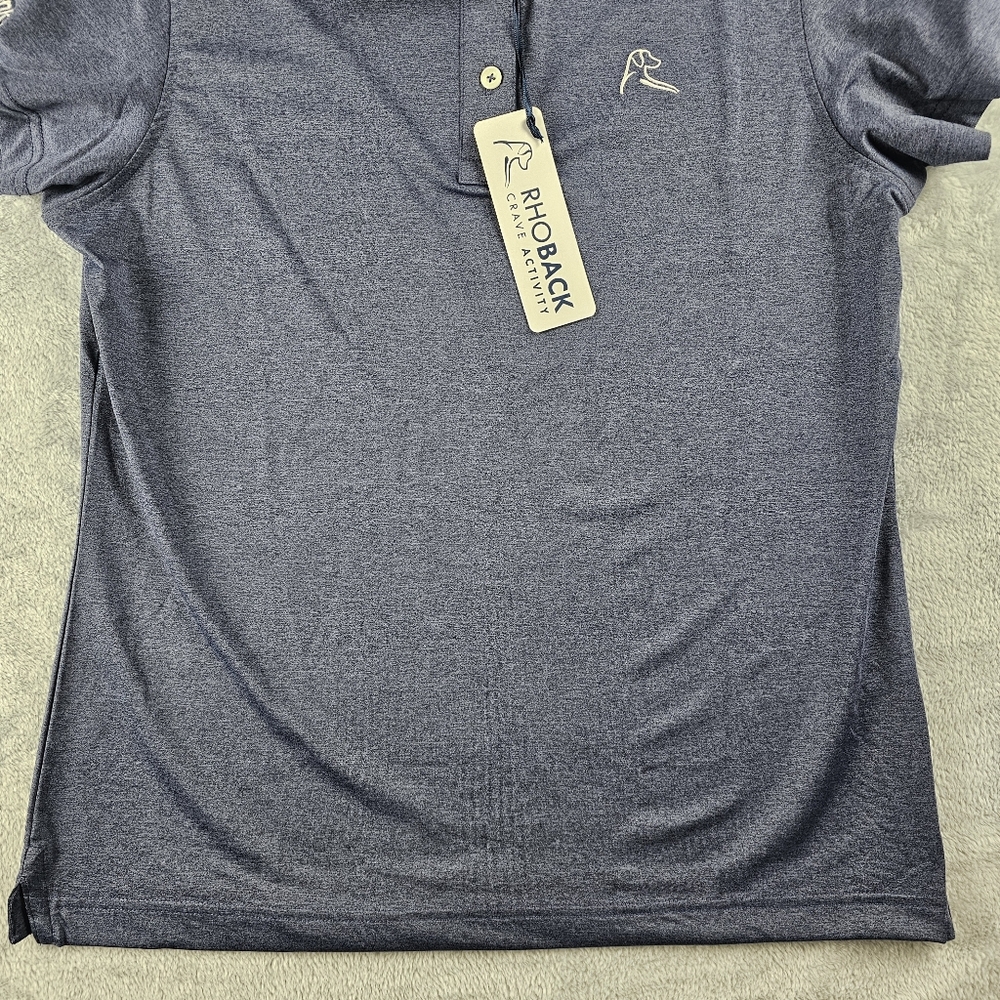 NWT Rhoback Women's Golf Performance Polo The Annapolis Size Medium - Picture 3 of 14